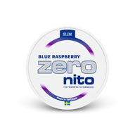 Zeronito Blue Raspberry Slim – nikotīna maisiņu bundža