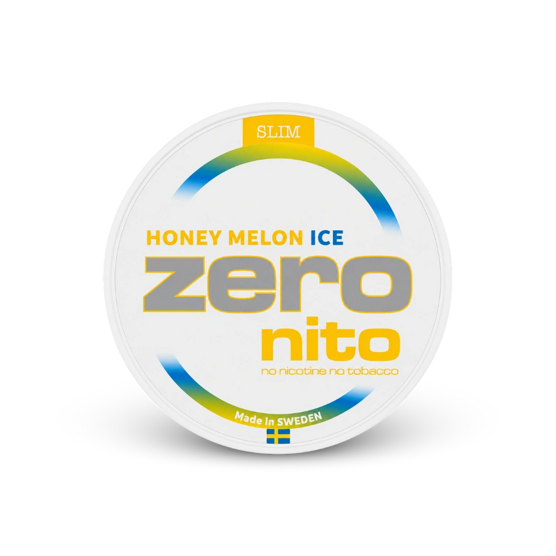 Zeronito Honey Melon Ice Slim – nikotīna spilventiņu bundža