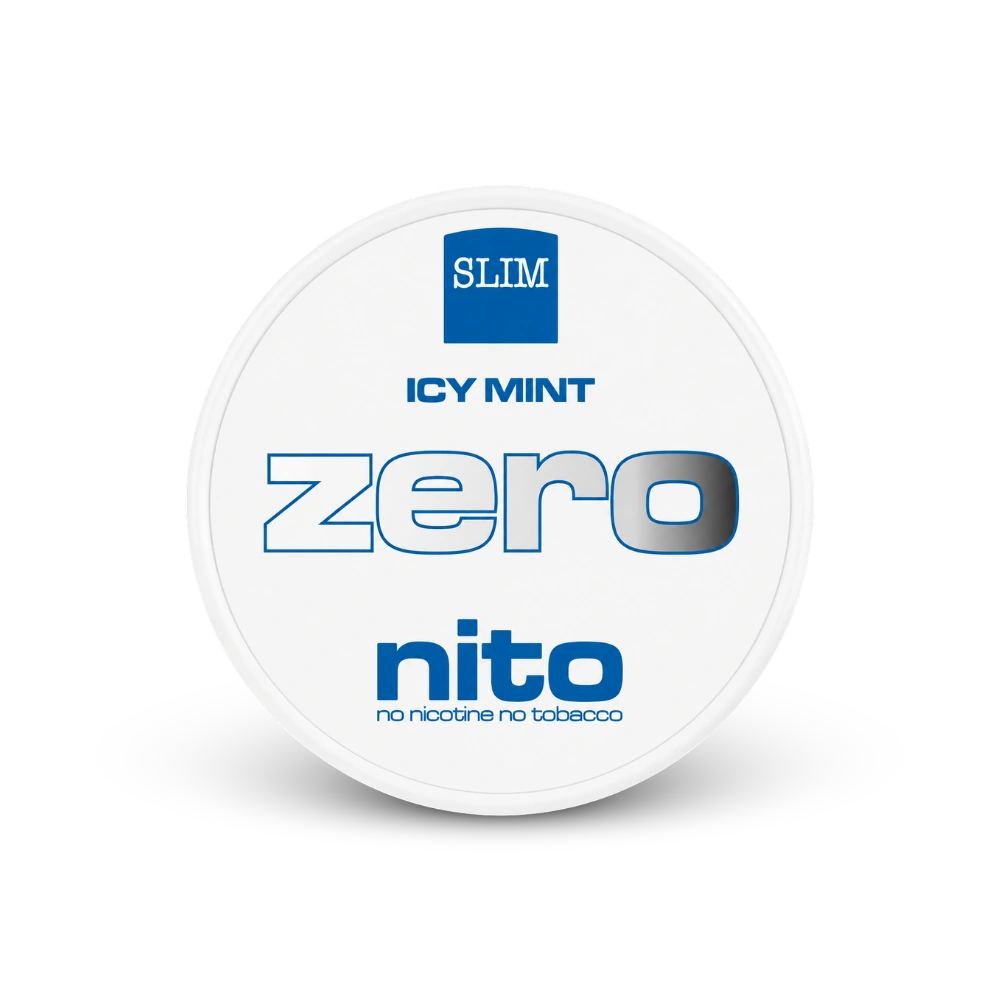 Zeronito Icy Mint Slim – nikoīna maisiņu kārbā