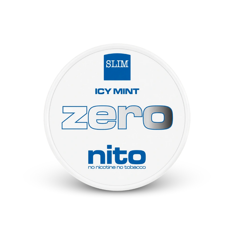Zeronito Icy Mint Slim – nikoīna maisiņu kārbā