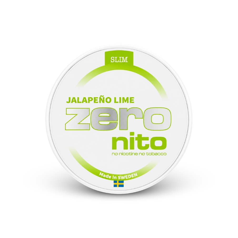 Zeronito Jalapeno Lime Slim – nikotīna spilventiņu skardene
