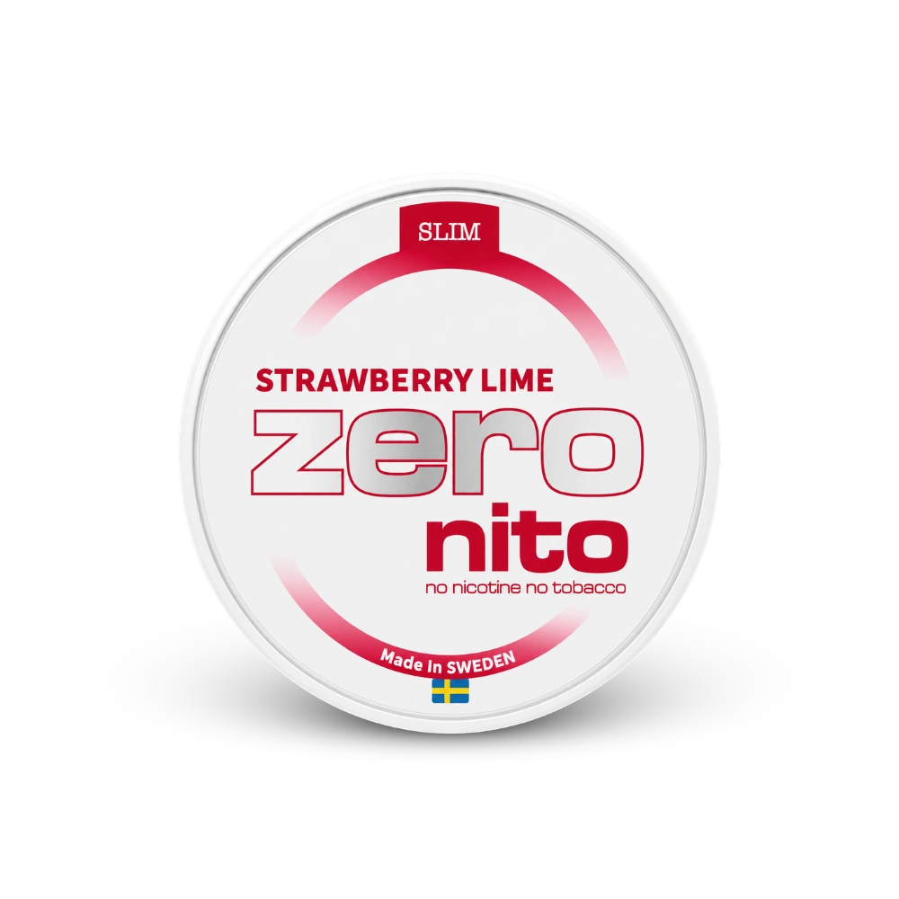 Zeronito Strawberry Lime Slim – nikotīna maisiņu kārbā