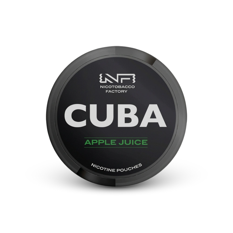 Cuba Black Apple Juice – nikotīna maisiņu kārbā