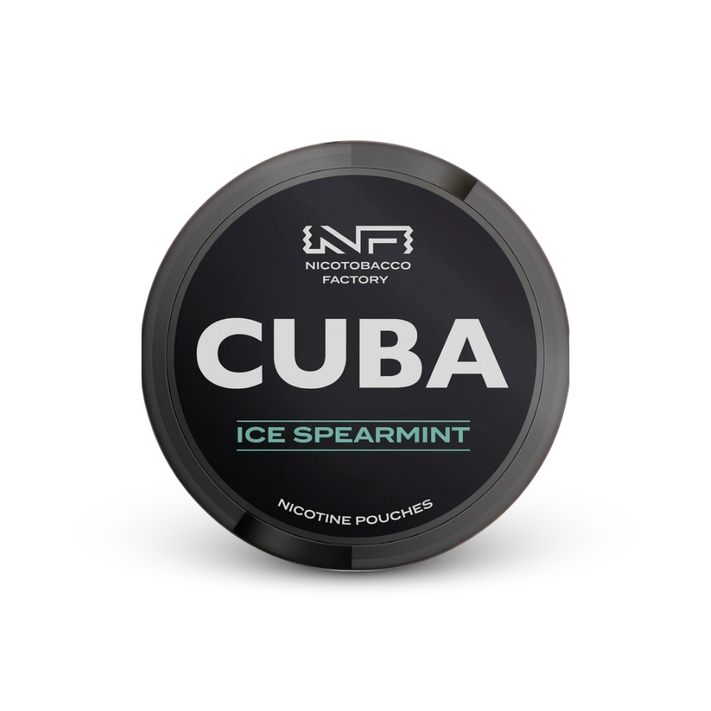 Cuba Black Ice Spearmint – nikotīna maisiņu kārbā