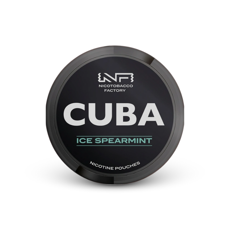 Cuba Black Ice Spearmint – nikotīna maisiņu kārbā