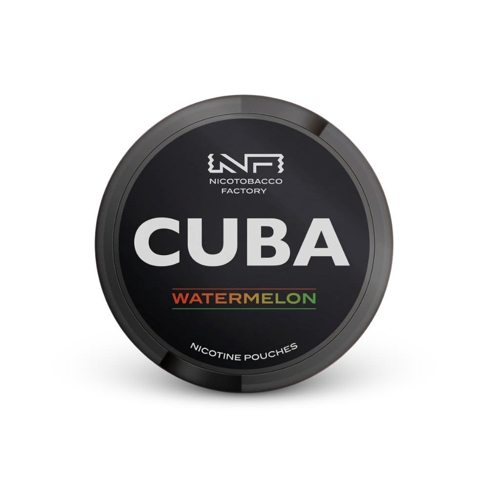 Cuba Black Watermelon – nikotīna maisiņu iepakojums