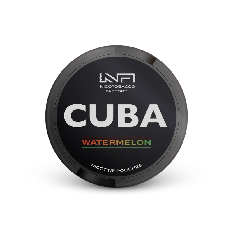 Cuba Black Watermelon – nikotīna maisiņu iepakojums