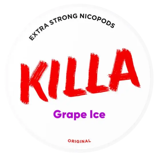 KILLA Grape Ice – nikotīna spilventiņu skārda