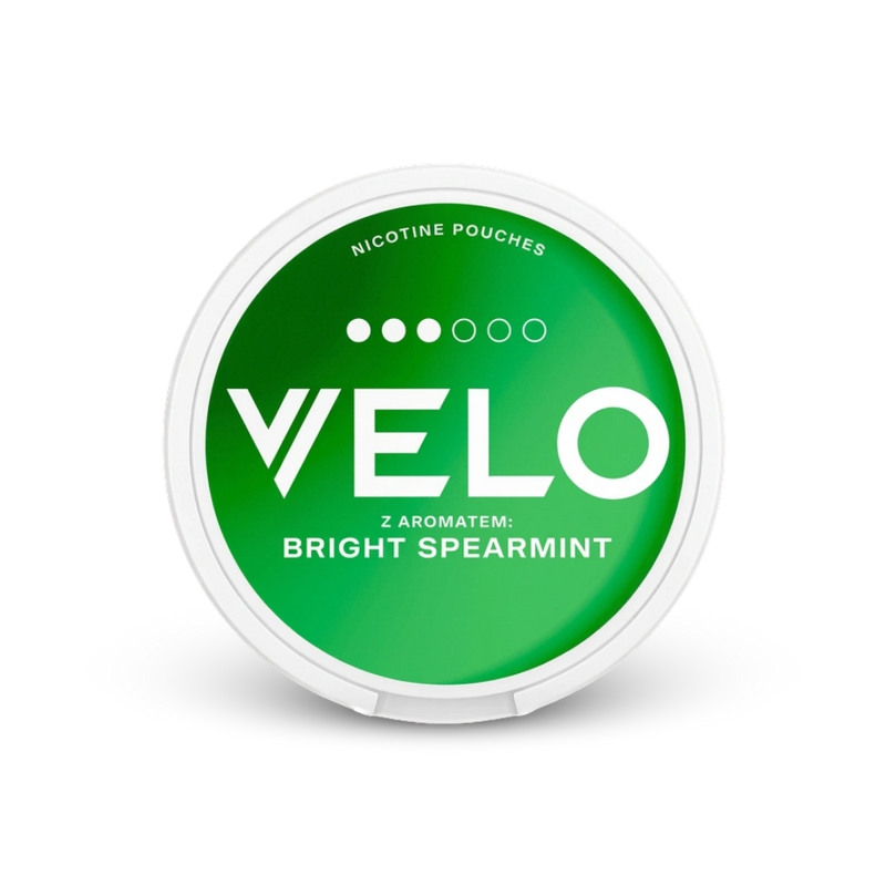 Velo Bright Spearmint – nikotīna maisiņu bundža