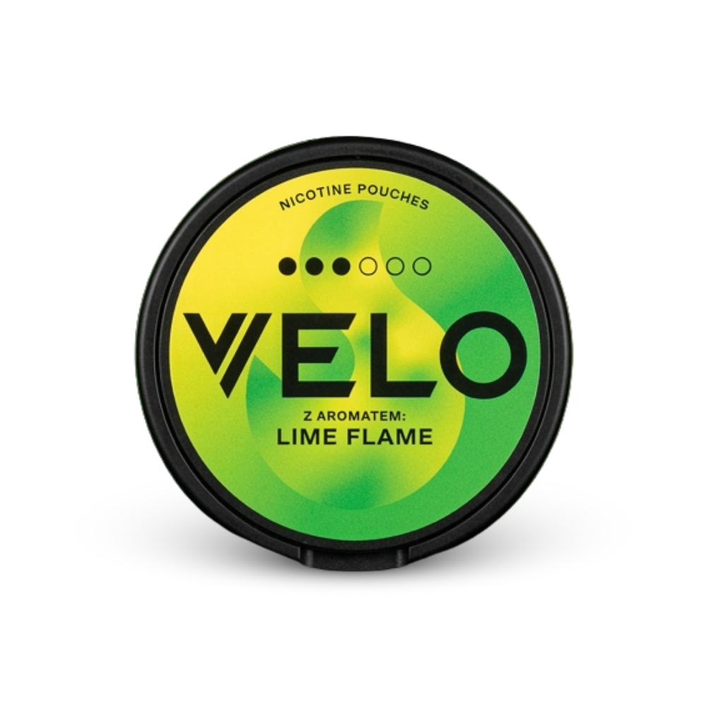 VELO Lime Flame – nikotīna maisiņu kārbīca